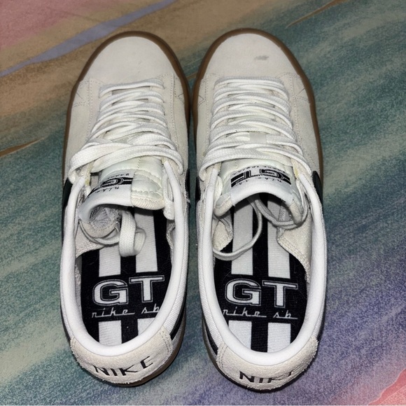 Nike SB Zoom Blazer Low Pro GT Skate Shoes in White Gum Mens 6.5 / women’s 8
